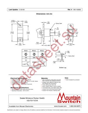 103-7017-EVX datasheet  